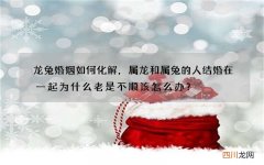 龙兔婚姻如何化解，属龙和属兔的人结婚在一起为什么老是不顺该怎么办？