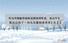 作为中国豪华纯电品牌的领军者，高合汽车最近公布了一份凡尔赛的成绩单20