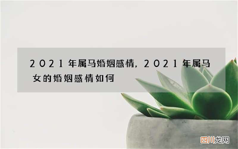 2021年属马婚姻感情，2021年属马女的婚姻感情如何