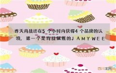 昨天肖战还在5个小时内获得4个品牌的认领,第一个是肖战佩戴的JAMY WEE 定