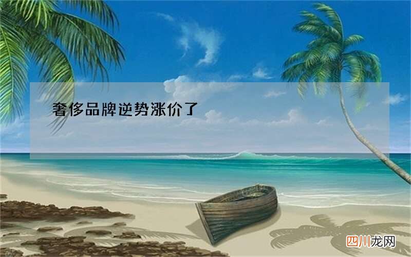 奢侈品牌逆势涨价了