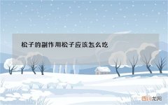 松子的副作用 松子应该怎么吃