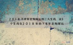 2018下半年走狗屎运的三大生肖,这3个生肖在2018年的下半年走狗屎运