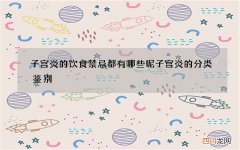 子宫炎的饮食禁忌都有哪些呢 子宫炎的分类鉴别