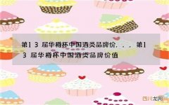 第13届华樽杯中国酒类品牌价... 第13届华樽杯中国酒类品牌价值