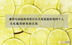 素质与家庭教养是什么关系 家庭教育和个人文化素质修养的关系
