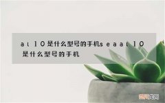 al10是什么型号的手机 seaal10是什么型号的手机
