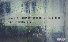 volet通话是什么意思 volet通话是什么意思vivo