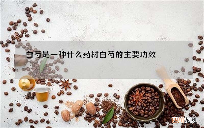 白芍是一种什么药材 白芍的主要功效