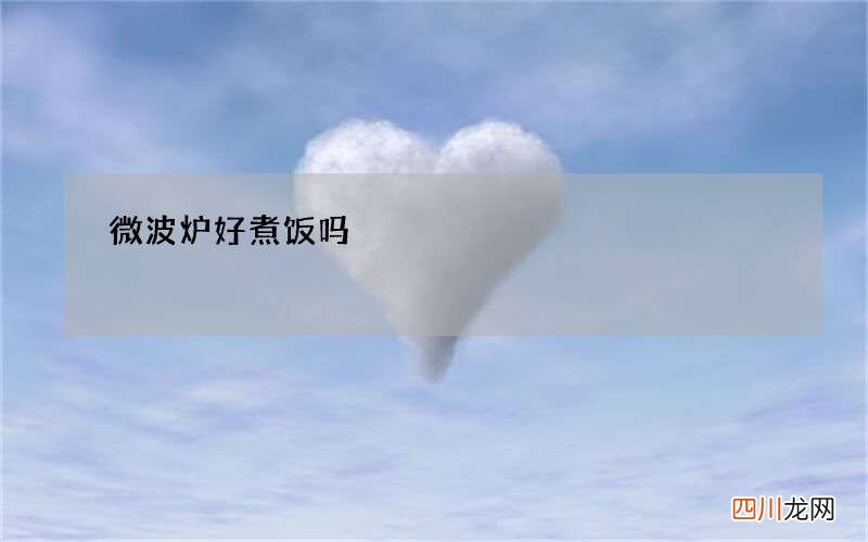 微波炉好煮饭吗