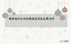西米有什么功效 西米应该怎么煮才好