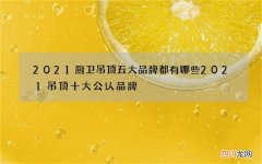 2021厨卫吊顶五大品牌都有哪些 2021吊顶十大公认品牌