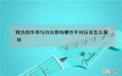 独活的作用与功效都有哪些 平时应该怎么服用