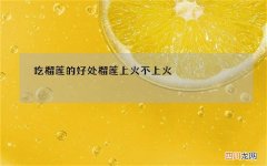 吃榴莲的好处榴莲上火不上火