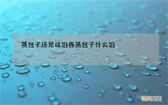 蒸包子还是这馅香 蒸包子什么馅