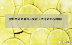 贾玲丈夫近照曝 贾玲的老公的照片是谁