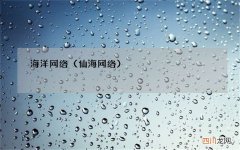 仙海网络 海洋网络