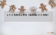 新加坡a50指数 a50指数怎么查看