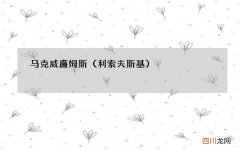 利索夫斯基 马克威廉姆斯
