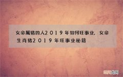女命属猪的人2019年如何旺事业,女命生肖猪2019年旺事业秘籍