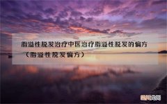 脂溢性脱发偏方 脂溢性脱发治疗 中医治疗脂溢性脱发的偏方