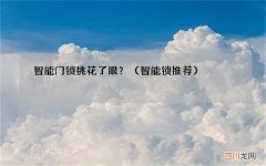智能锁推荐 智能门锁挑花了眼？
