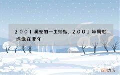 2001属蛇的一生婚姻，2001年属蛇姻缘在哪年