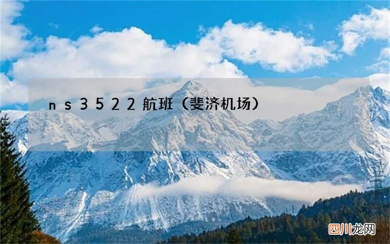斐济机场 ns3522航班