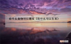 吃什么可以生发 吃什么食物可以增发
