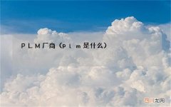 plm是什么 PLM厂商