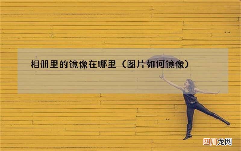 图片如何镜像 相册里的镜像在哪里