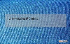 图文 人为什么会做梦