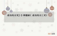 成功线分三叉 成功线分叉20种图解