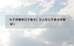 女人看右手事业线图解 女手相图解 右手事业