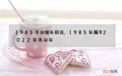 1985牛命晚年很苦，1985年属牛2022 年本命年