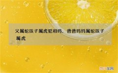 父属蛇孩子属虎犯相吗，爸爸妈妈属蛇孩子属虎
