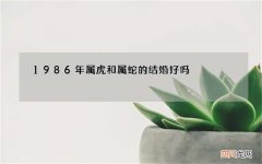 1986年属虎和属蛇的结婚好吗，86年属虎的和什么属相最配