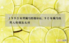 1990年男属马婚姻命运，90年属马的男人婚姻怎么样