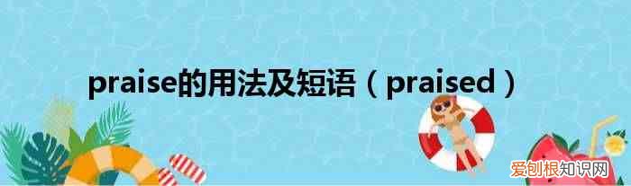 praised praise的用法及短语
