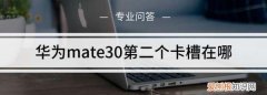 华为mate30双卡怎么插