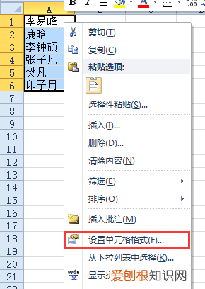 EXCEL表中如何将名称对齐，excel表格格子怎么设置大小
