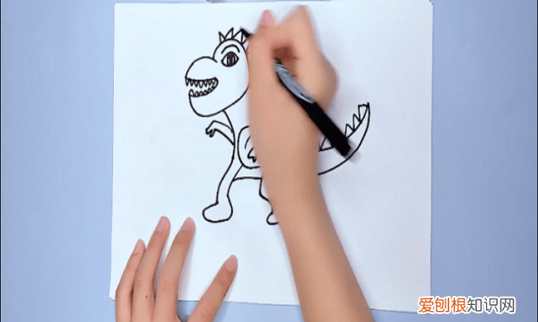 霸王龙怎么画