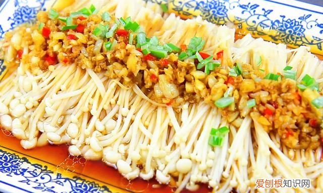 蒜末金针菇最好吃的做法,大蒜金针菇家常做法