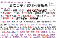 唇亡齿寒什么意思，唇亡齿寒中宫之奇用什么来形容虞虢