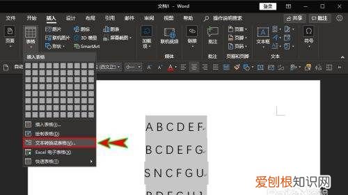 word如何转换表格，Word怎么样才能转换成Word表格