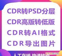 psd可以转换cd模式么，cdr如何才可以转换psd
