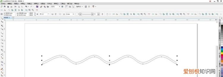 cdr该怎么才能画波浪线