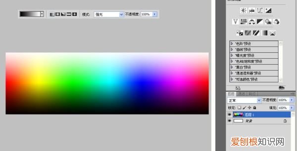ps颜色面板怎么调成一大块的，把PS的色环调出来的方法是什么