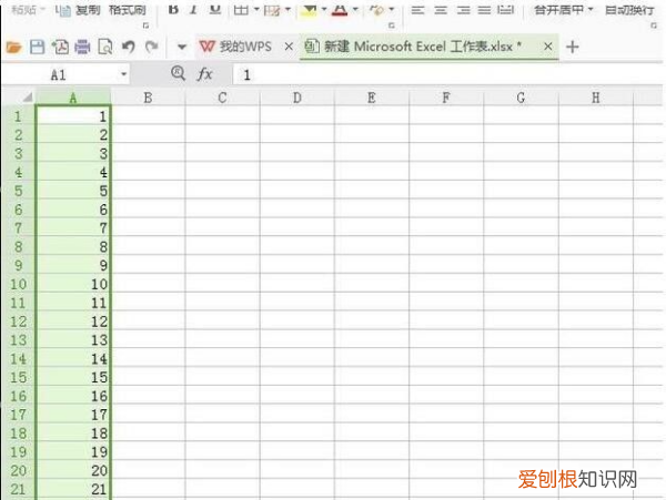 WPS表格怎么快速输入序号，wps表格如何自动生成序号么