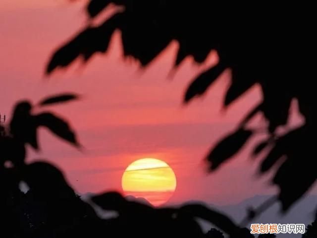 单反拍日出日落的技巧